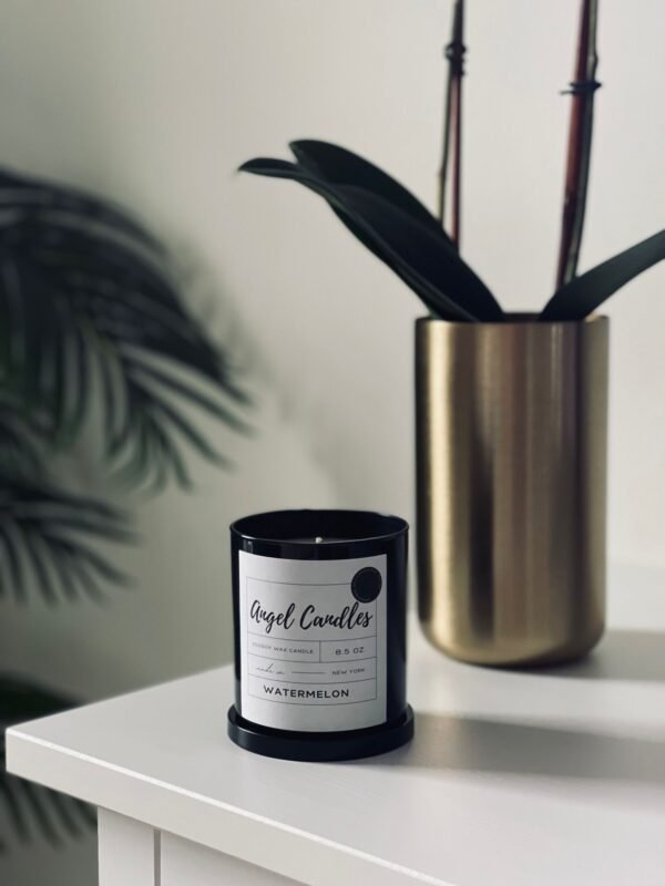 Soy wax candle, (Watermelon aroma) - Image 3