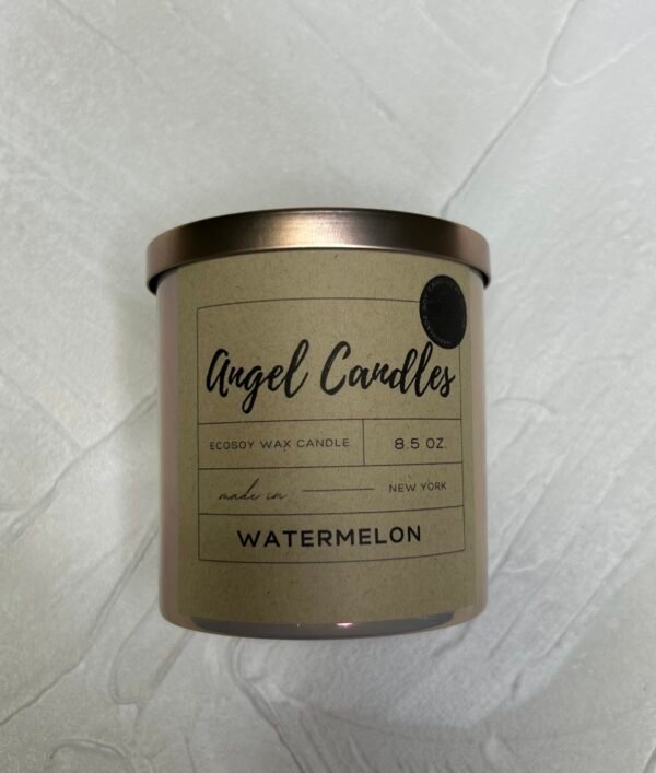 Soy wax candle, (Watermelon aroma)
